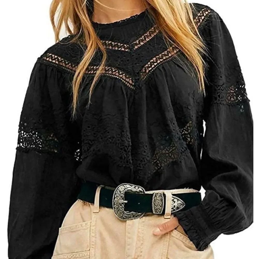 FREE PEOPLE
ABIGAIL VICTORIAN TOP Size S